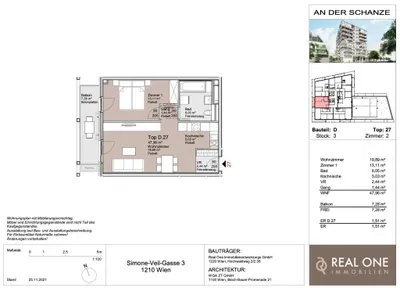 2-Zimmer-Wohnung kaufen in Wien – 47,96 m², € 290.000 – Bild 21 von 21