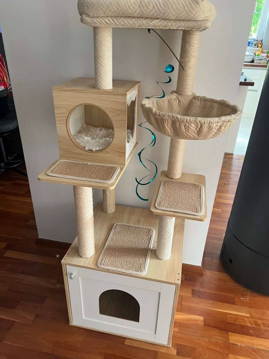 Kratzbaum fr Katzen - gebraucht,  40,- (2511 Einde) - willhaben