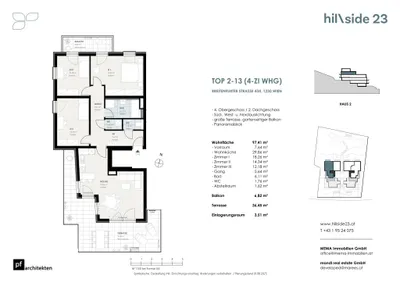 4-Zimmer-Wohnung kaufen in Wien – 95,99 m², € 799.500