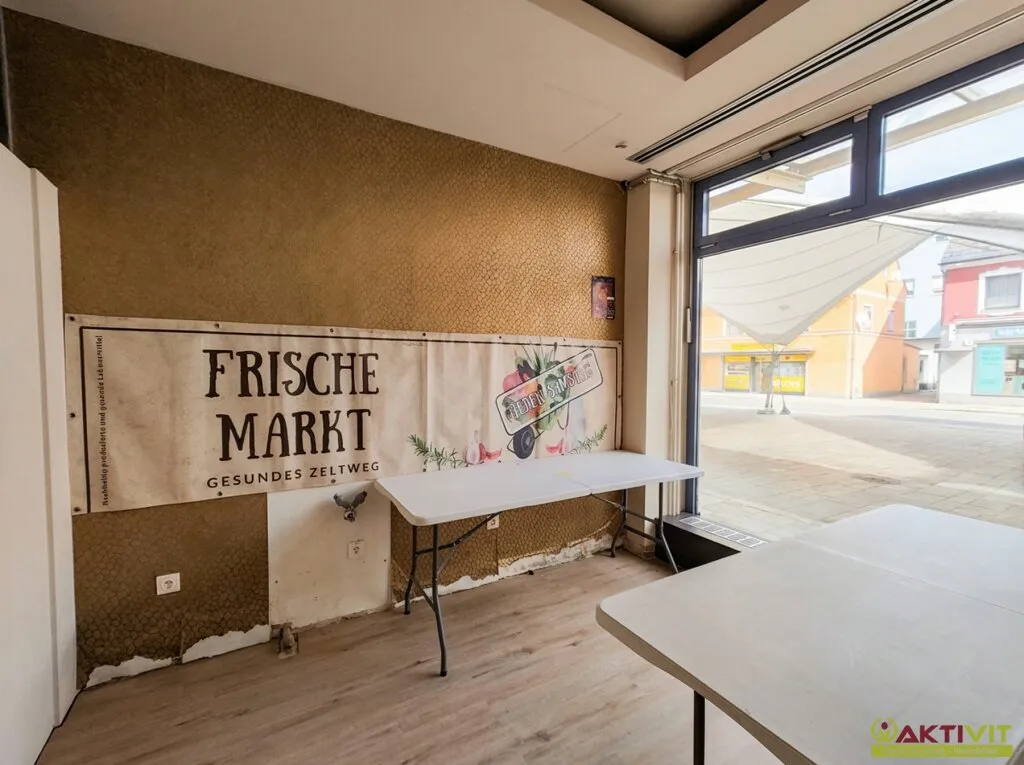 Vielseitige Gewerbefläche in Zeltweg mit großen Schaufenstern und Potential, sofort verfügbar. - Ansicht 3
