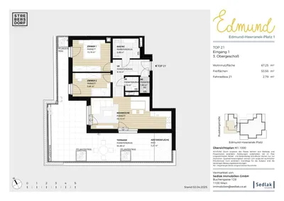 3-Zimmer-Wohnung kaufen in Wien – 67,25 m², € 470.000 – Bild 6 von 12