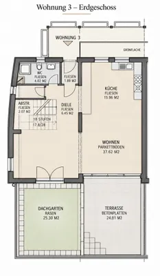 4-Zimmer-Wohnung mieten in Villach Land – 130 m², € 2.200 – Bild 11 von 12