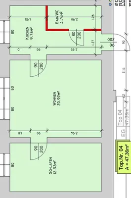 2-Zimmer-Wohnung mieten in Bruck-Mürzzuschlag – 47,36 m², € 425 – Bild 2 von 13