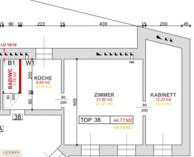 1-Zimmer-Wohnung kaufen in Wien – 45 m², € 158.000 – Bild 18 von 18