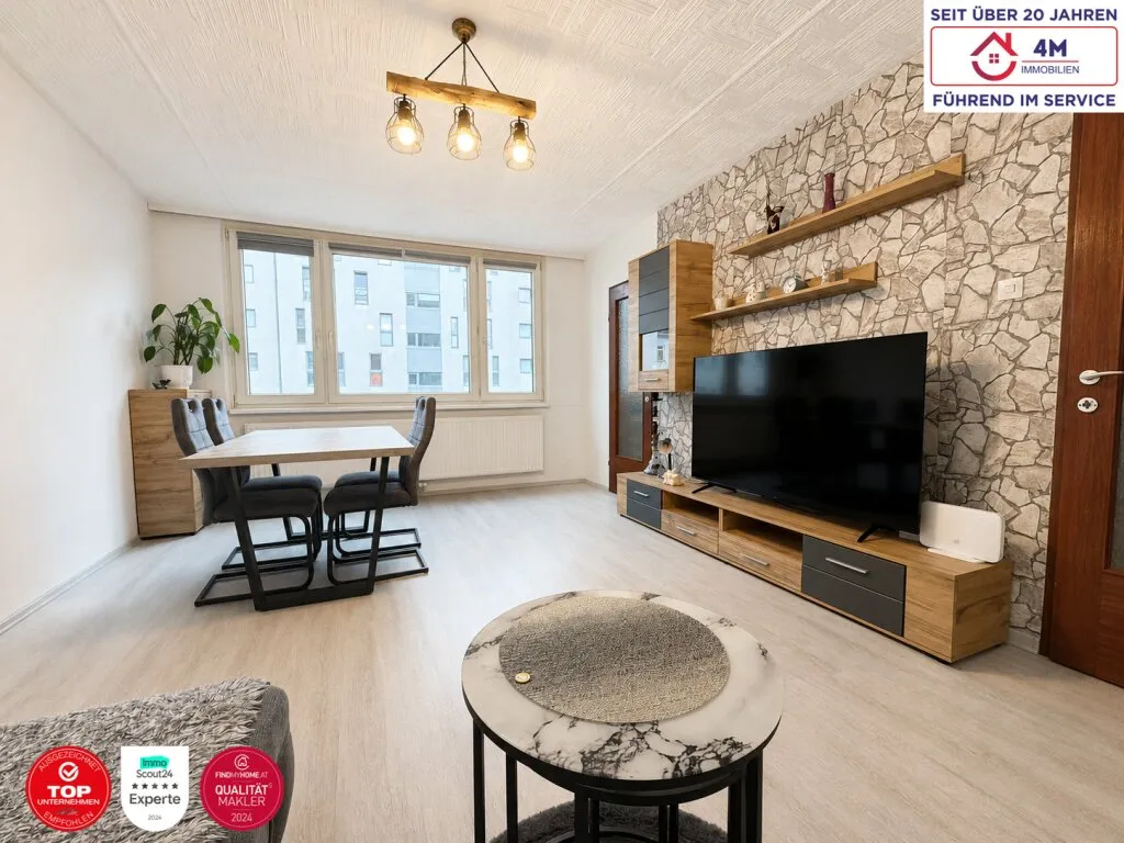 Design trifft Wohnkomfort: Charmante 2-Zimmer-Wohnung in Favoriten - Ansicht 3