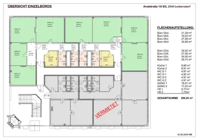 1-Zimmer-Gewerbeimmobilie mieten in Baden – 40 m², € 534 – Bild 5 von 5