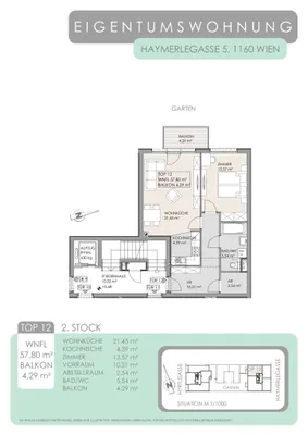 2-Zimmer-Wohnung kaufen in Wien – 57,8 m², € 345.000 – Bild 17 von 17