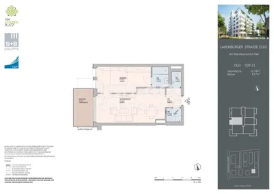 2-Zimmer-Wohnung kaufen in Wien – 51,78 m², € 405.000 – Bild 10 von 10