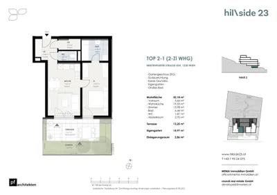 2-Zimmer-Wohnung kaufen in Wien – 52,18 m², € 319.500