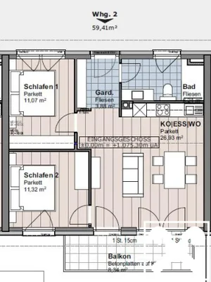 3-Zimmer-Wohnung kaufen in Tamsweg – 60 m², € 295.000 – Bild 6 von 6
