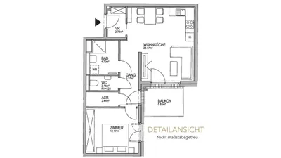 2-Zimmer-Wohnung kaufen in Wien – 52,82 m², € 475.000 – Bild 8 von 10