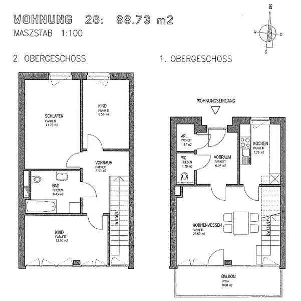 4-Zimmer-Maisonette-Wohnung in Deutschlandsberg - Widok 3