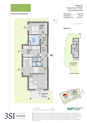 3-Zimmer-Wohnung kaufen in Baden – 76,69 m², € 598.000 – Bild 6 von 7