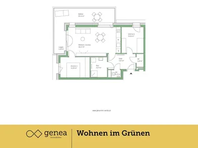 3-Zimmer-Wohnung kaufen in Graz – 67,35 m², € 351.000 – Bild 2 von 20
