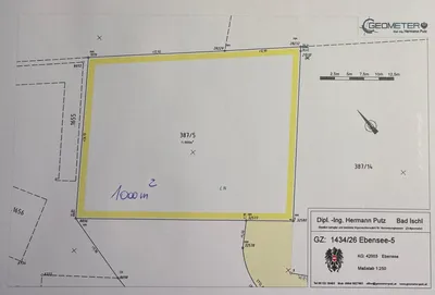 Grundstück kaufen in Gmunden – 1 000 m², € 270.000 – Bild 3 von 4