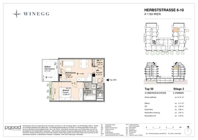 2-Zimmer-Wohnung kaufen in Wien – 41 m², € 294.800 – Bild 8 von 8