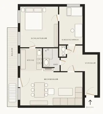 3-Zimmer-Wohnung kaufen in Salzburg Stadt – 73 m², € 535.000 – Bild 17 von 17