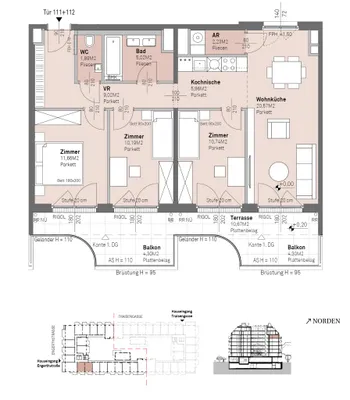 4-Zimmer-Wohnung kaufen in Wien – 77,43 m², € 606.700 – Bild 14 von 14
