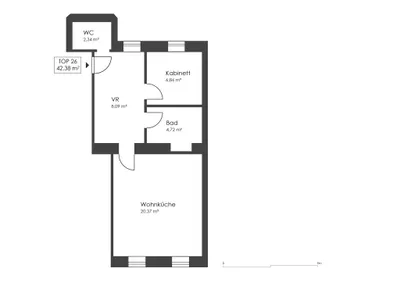 2-Zimmer-Wohnung kaufen in Wien – 42,3 m², € 159.000 – Bild 8 von 8