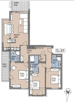 4-Zimmer-Wohnung kaufen in Zell am See – 112,17 m², € 1.143.181 – Bild 6 von 6