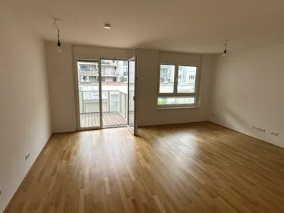 Helle Neubauwohnung mit großem Balkon und Garage, direkt bei der U3