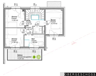 4-Zimmer-Haus kaufen in Mödling – 105 m², € 990.000 – Bild 8 von 9