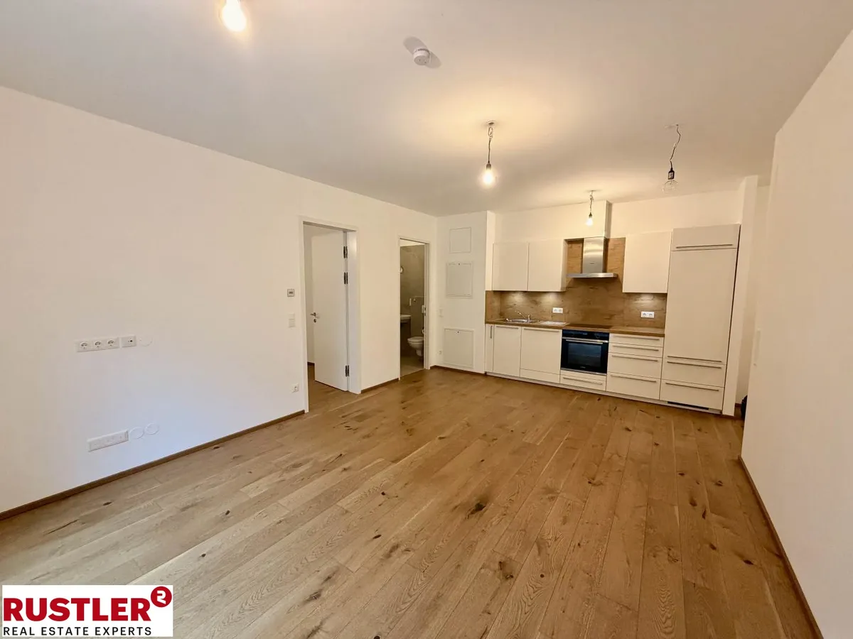 Neubau! Hofseitige 2-Zimmer-Wohnung mit Terrasse und Blick ins Grüne, Wien
