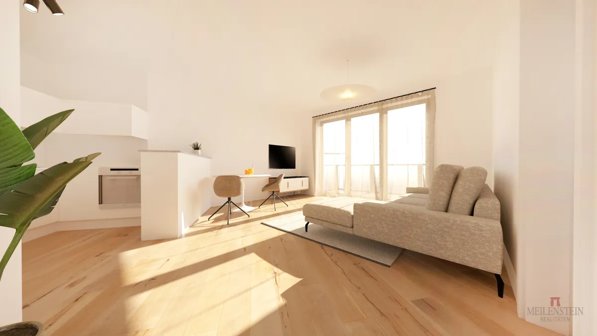 BRIX30 - Geräumige 2 Zimmer Wohnung mit Balkon - Ansicht 2
