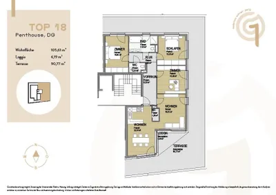4-Zimmer-Wohnung kaufen in Perg – 105,61 m², € 599.000 – Bild 12 von 12