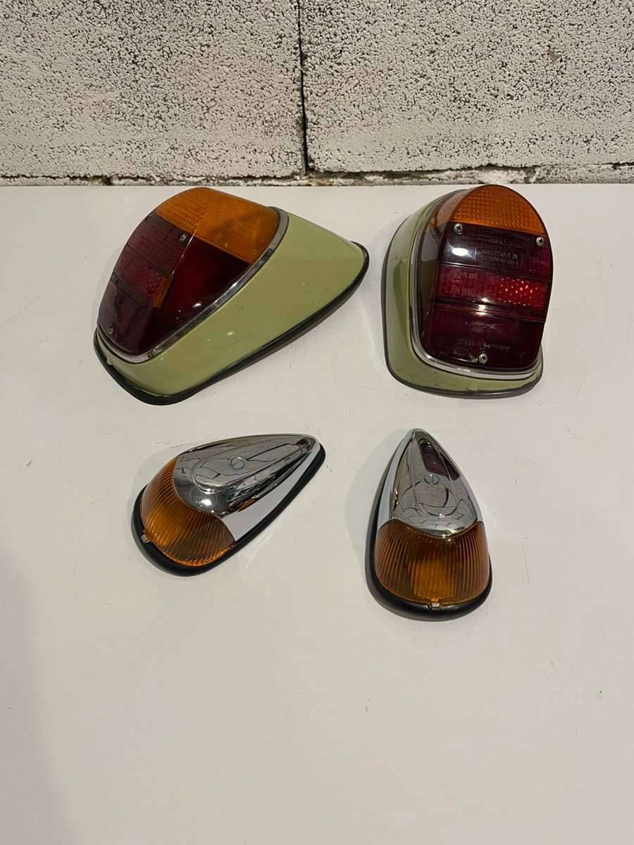 VW Käfer 2x Blinker Vorne + 2x Rückleuchte Hinten / Oldtimer Parts / Vintage Car