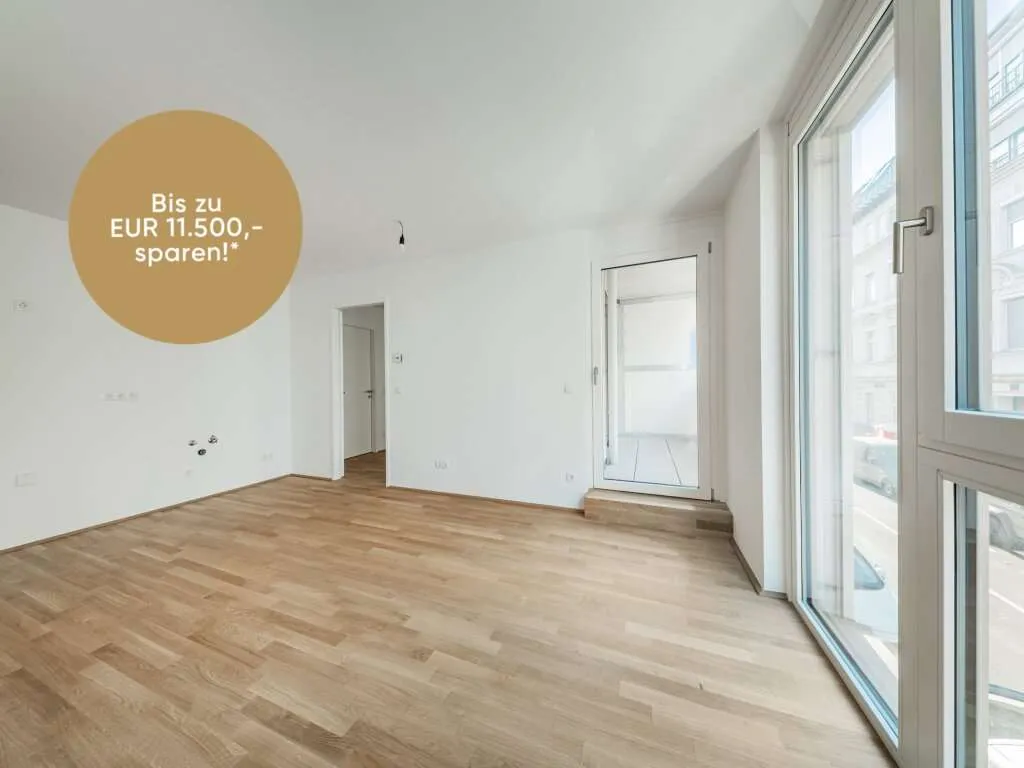 ERSTBEZUG >> bodentiefe Fenster in westseitiger Anlegerwohnung mit Loggia >> TOP LAGE - Ansicht 3