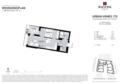 2-Zimmer-Wohnung kaufen in Wien – 39,74 m², € 285.500 – Bild 6 von 6