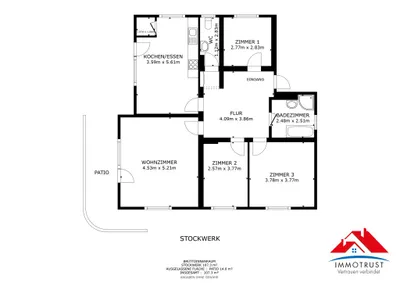 4-Zimmer-Wohnung mieten in Klagenfurt Land – 107,3 m², € 1.368 – Bild 15 von 15