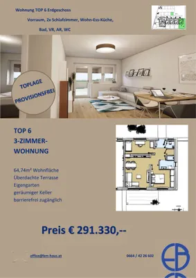 3-Zimmer-Wohnung kaufen in Wolfsberg – 64,19 m², € 288.855 – Bild 9 von 12