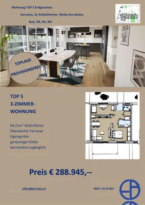 3-Zimmer-Wohnung kaufen in Wolfsberg – 64,19 m², € 288.855 – Bild 8 von 12