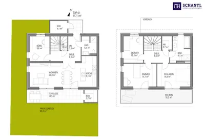 5-Zimmer-Wohnung kaufen in Graz-Umgebung – 117,1 m², € 499.900 – Bild 3 von 4