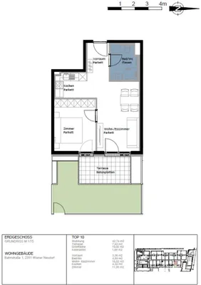2-Zimmer-Wohnung mieten in Mödling – 42,74 m², € 690 – Bild 19 von 19
