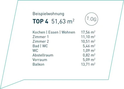 3-Zimmer-Wohnung kaufen in Graz – 51,63 m², € 335.050 – Bild 7 von 7