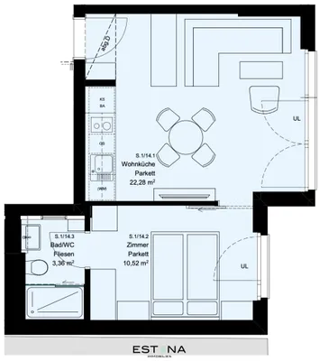 2-Zimmer-Wohnung kaufen in Wien – 36,16 m², € 219.900 – Bild 10 von 10