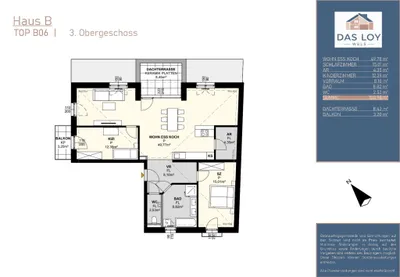 2-Zimmer-Wohnung kaufen in Wels – 100,98 m², € 588.596 – Bild 6 von 6