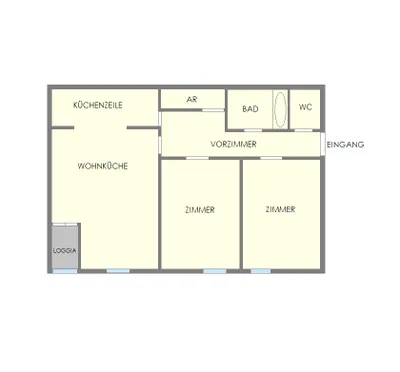 3-Zimmer-Wohnung kaufen in Baden – 78 m², € 260.000 – Bild 11 von 13