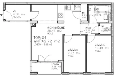 3-Zimmer-Wohnung kaufen in Wien – 59,04 m², € 330.000 – Bild 9 von 9