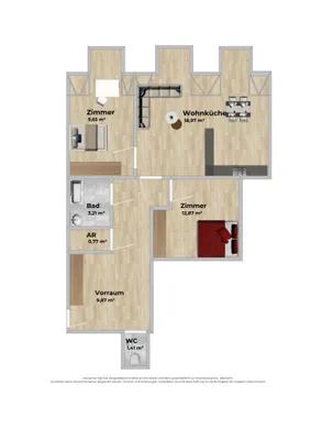 2-Zimmer-Wohnung kaufen in Wien – 59 m², € 189.000 – Bild 17 von 17