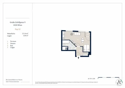 1-Zimmer-Wohnung kaufen in Wien – 29,04 m², € 275.000 – Bild 13 von 13