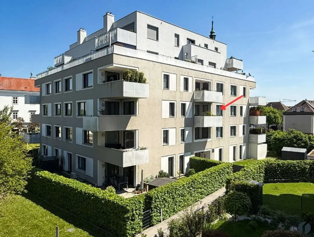 Elegante Eigentumswohnung an der Donaulände im Zentrum von Tulln, 56,25