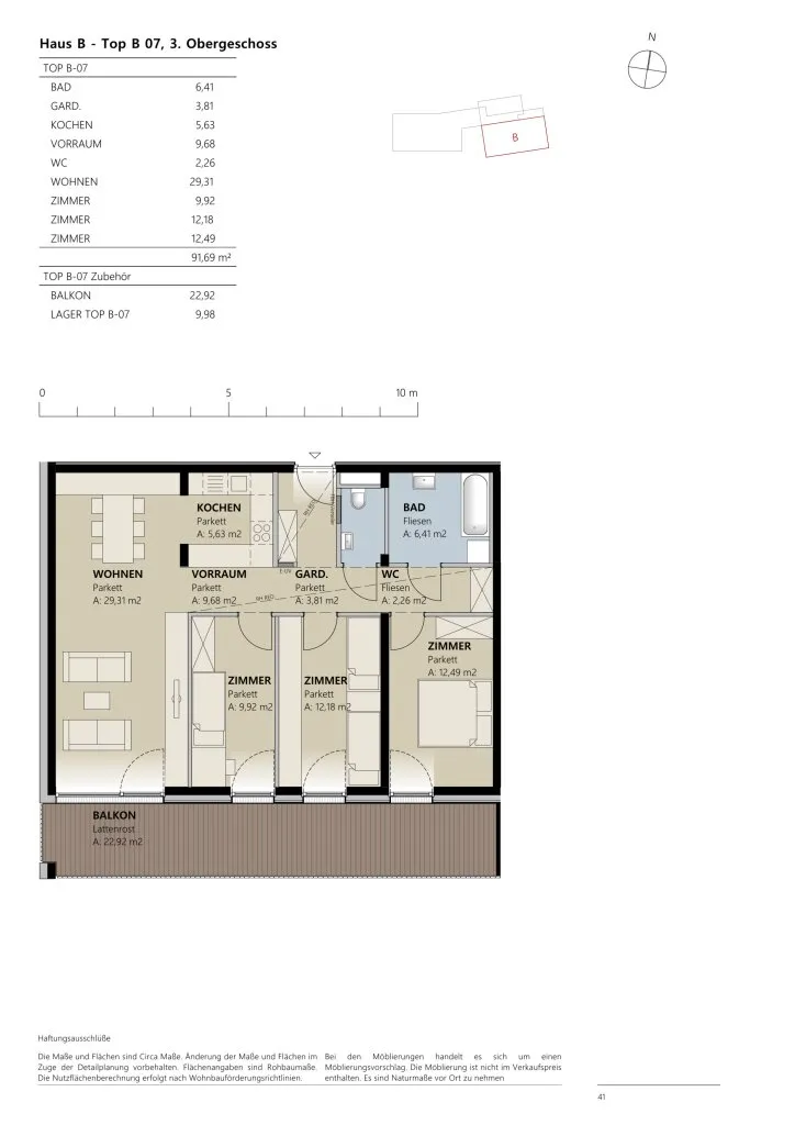 Wohnung – Kappl, Höfer Au - Ansicht 2