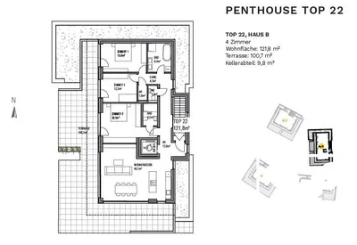 4-Zimmer-Wohnung kaufen in Villach – 121,8 m², € 853.140 – Bild 8 von 9