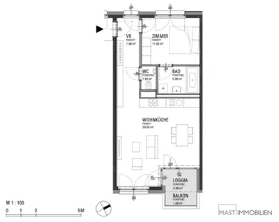 2-Zimmer-Wohnung kaufen in Wien – 58,96 m², € 365.000 – Bild 10 von 10