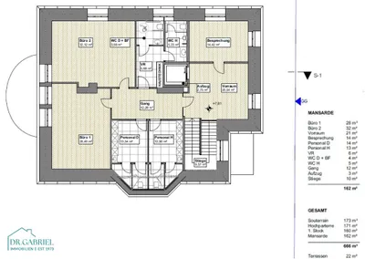 13-Zimmer-Haus mieten in Wien – 666 m², € 15.950 – Bild 10 von 10