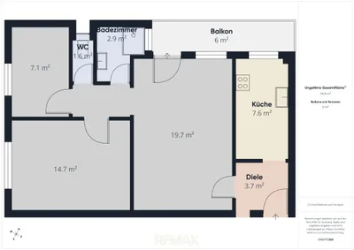 3-Zimmer-Wohnung kaufen in Eisenstadt – 60 m², € 169.900 – Bild 6 von 6